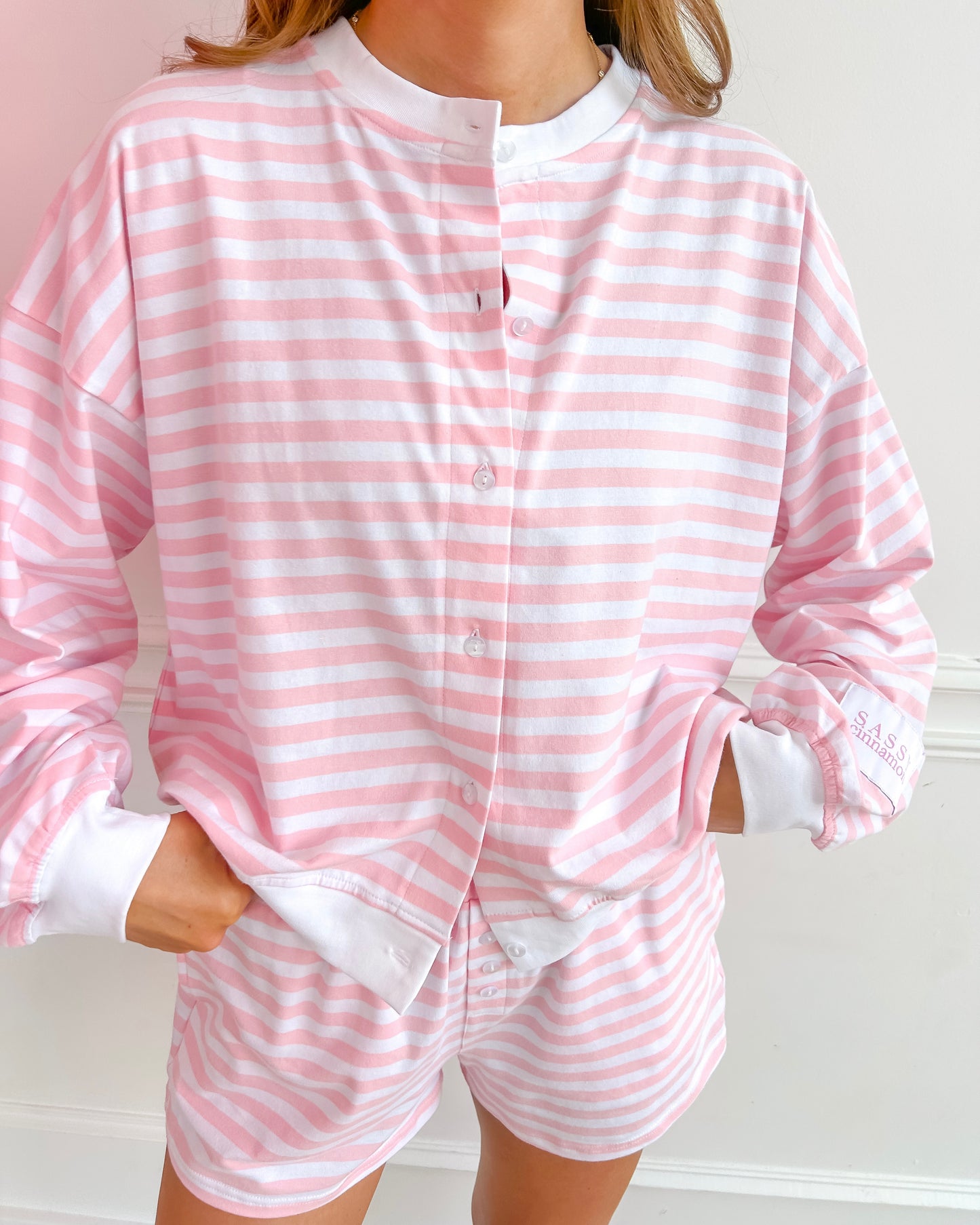 Stripe Cardigan - Ballet Stripe