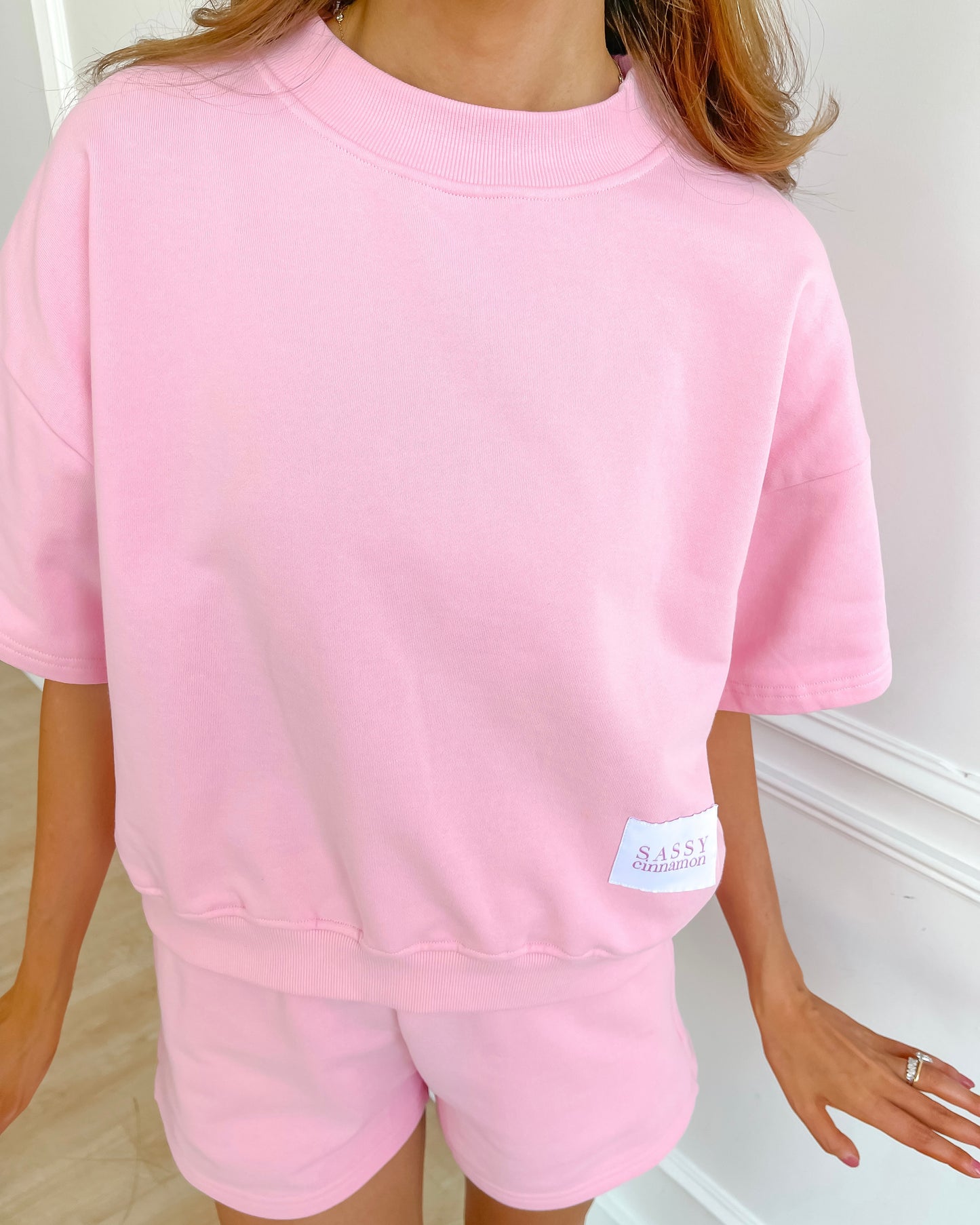 Short Sleeve MockNeck