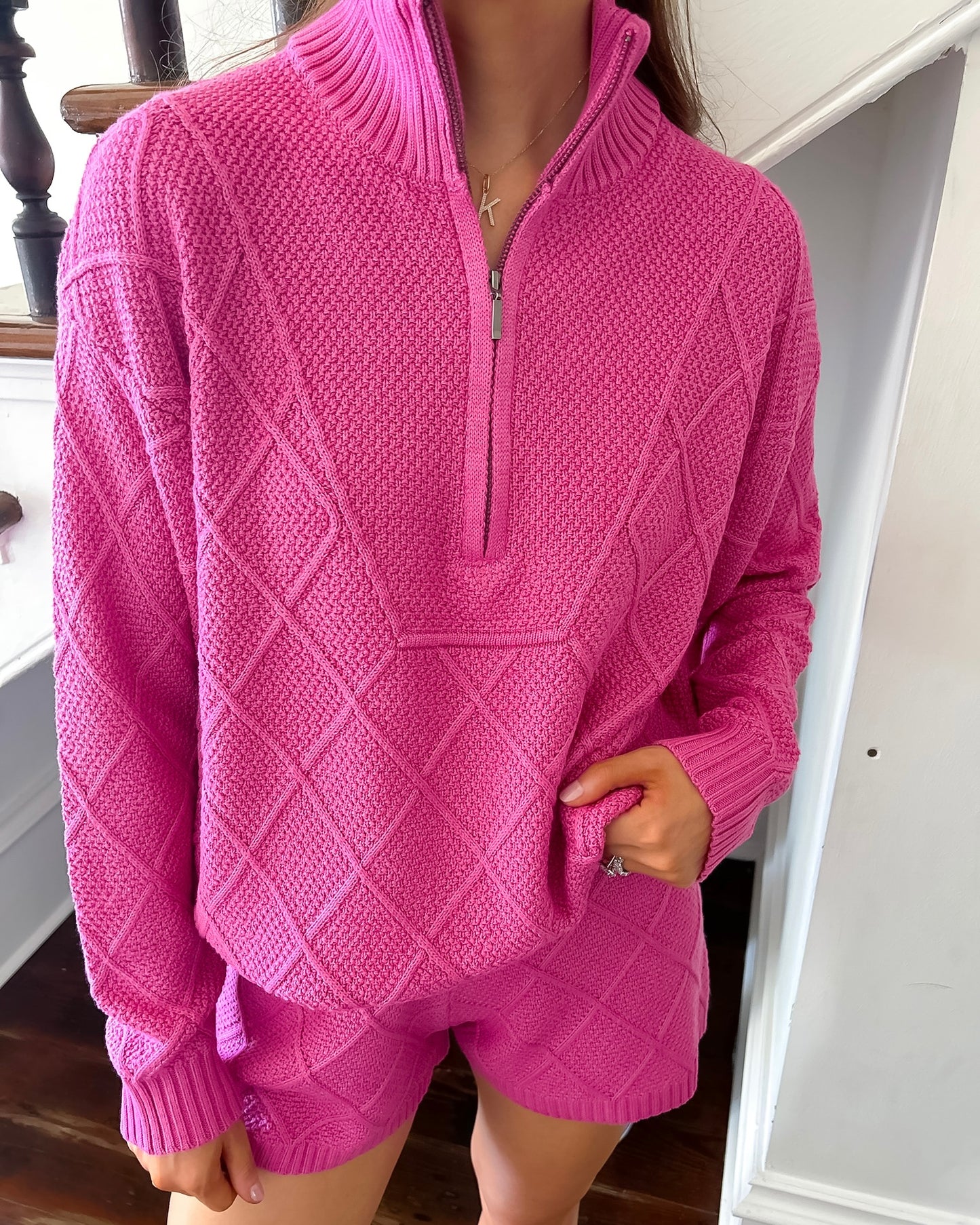Lattice Knit Set