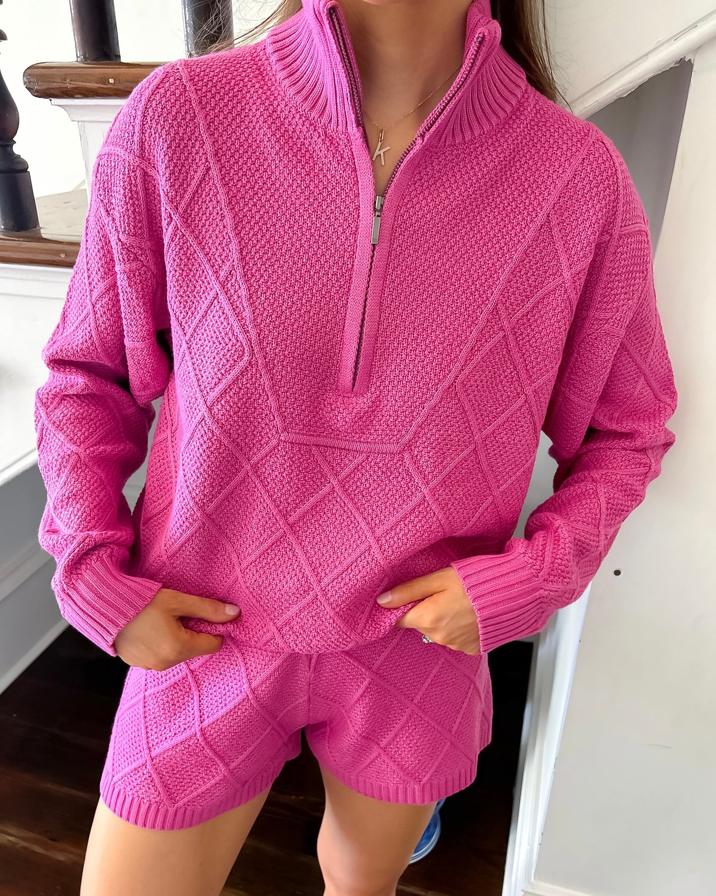 Lattice Knit Set