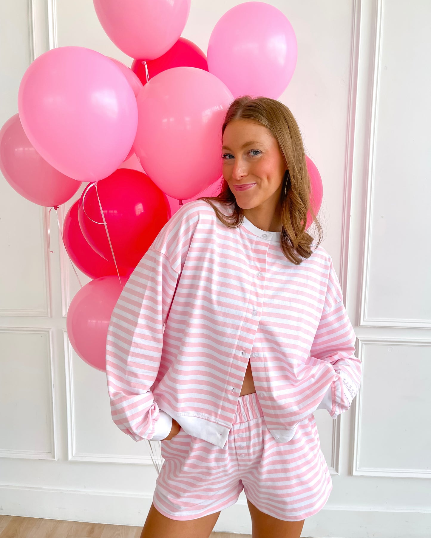 Stripe Cardigan - Ballet Stripe