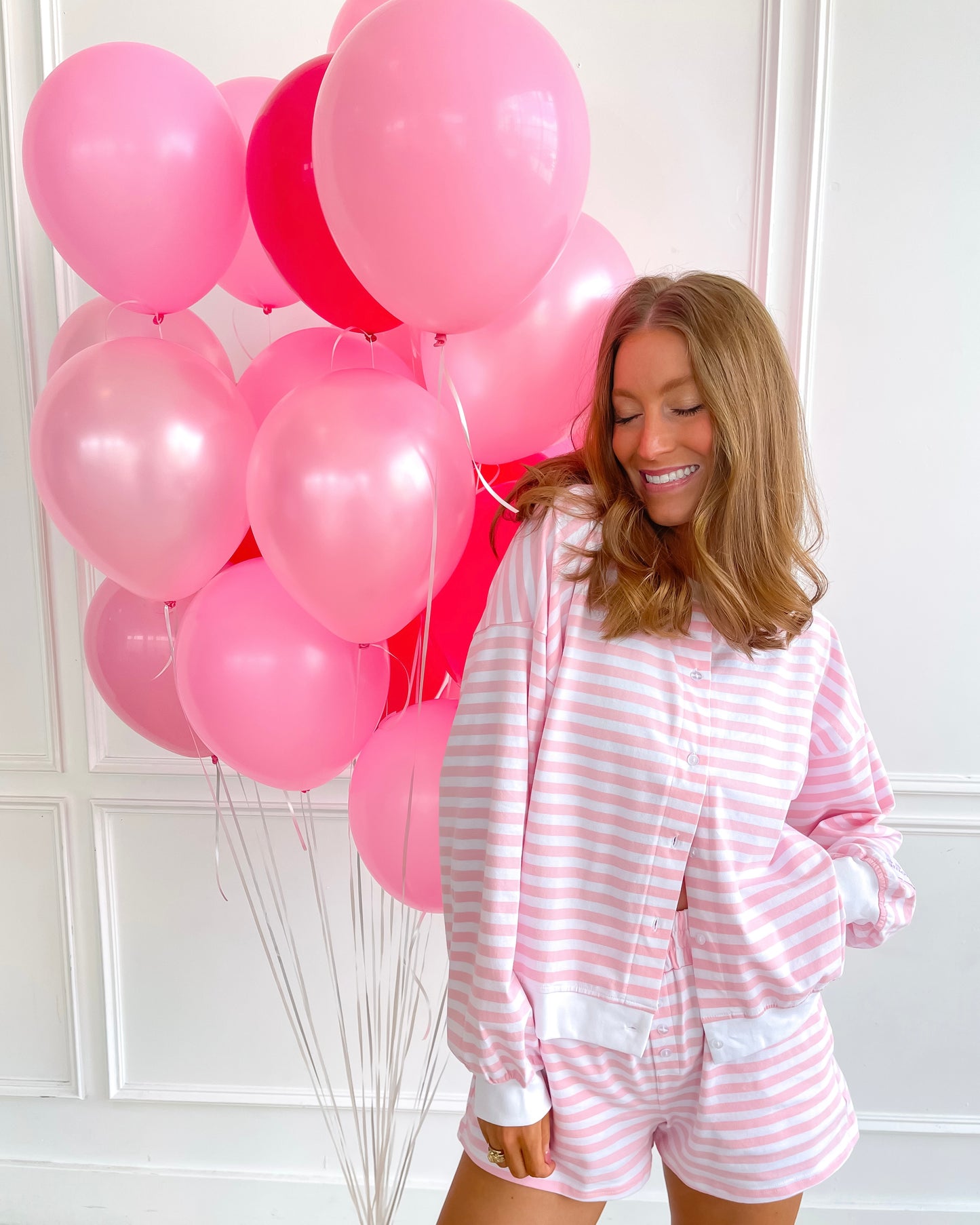 Stripe Cardigan - Ballet Stripe