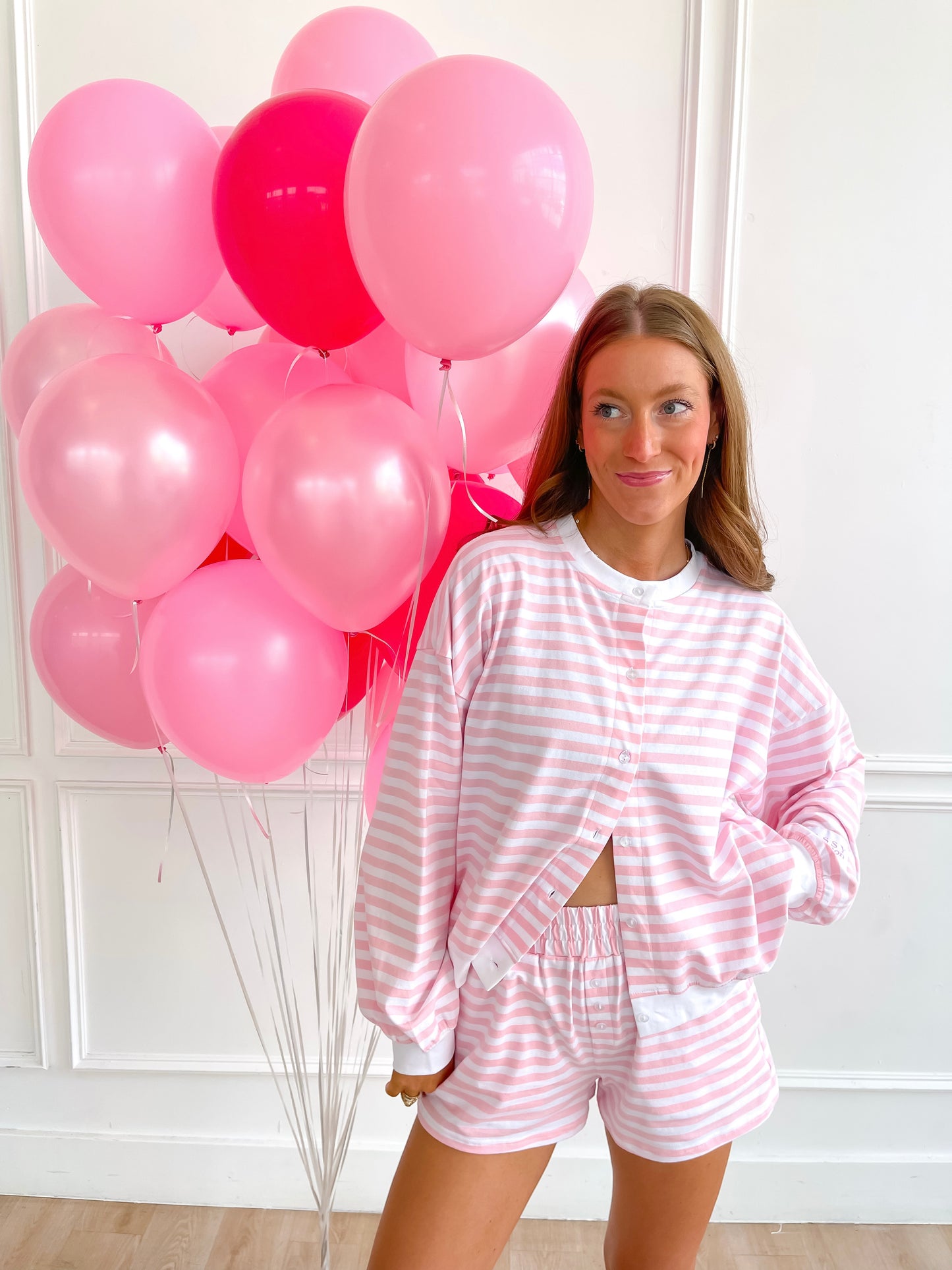 Stripe Cardigan - Ballet Stripe