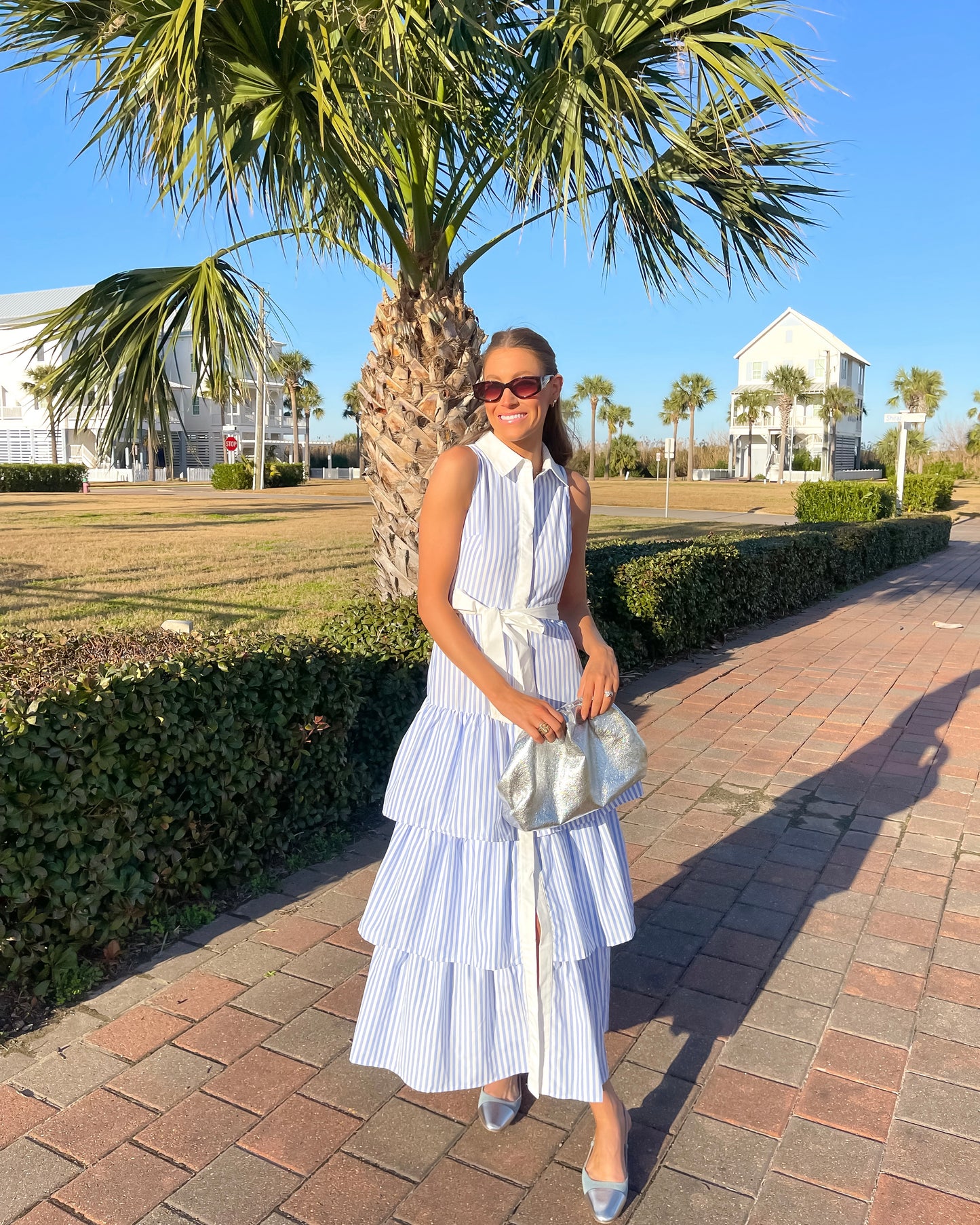 Brunchin' Blues Tiered Maxi