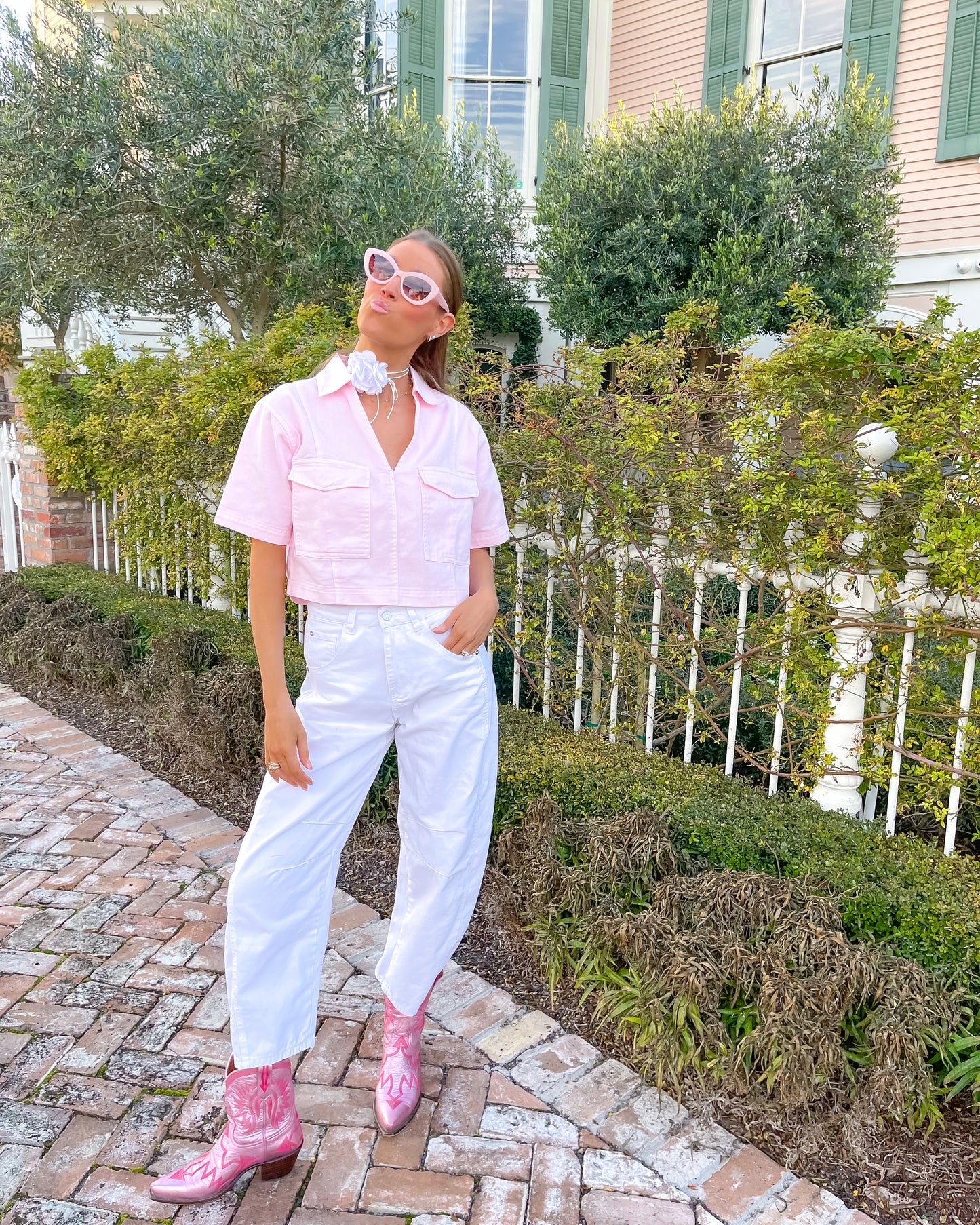 Baby Pink Denim