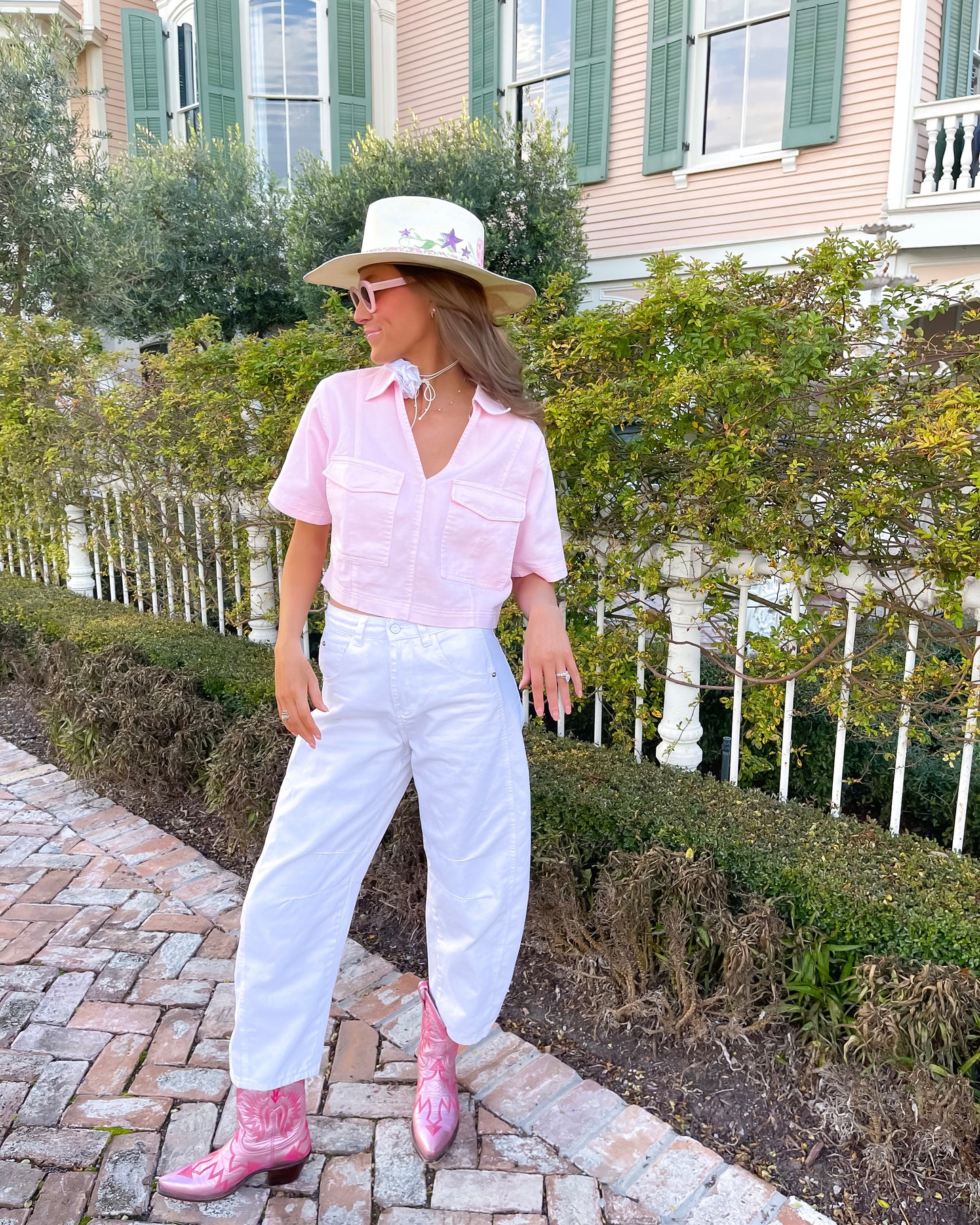 Baby Pink Denim
