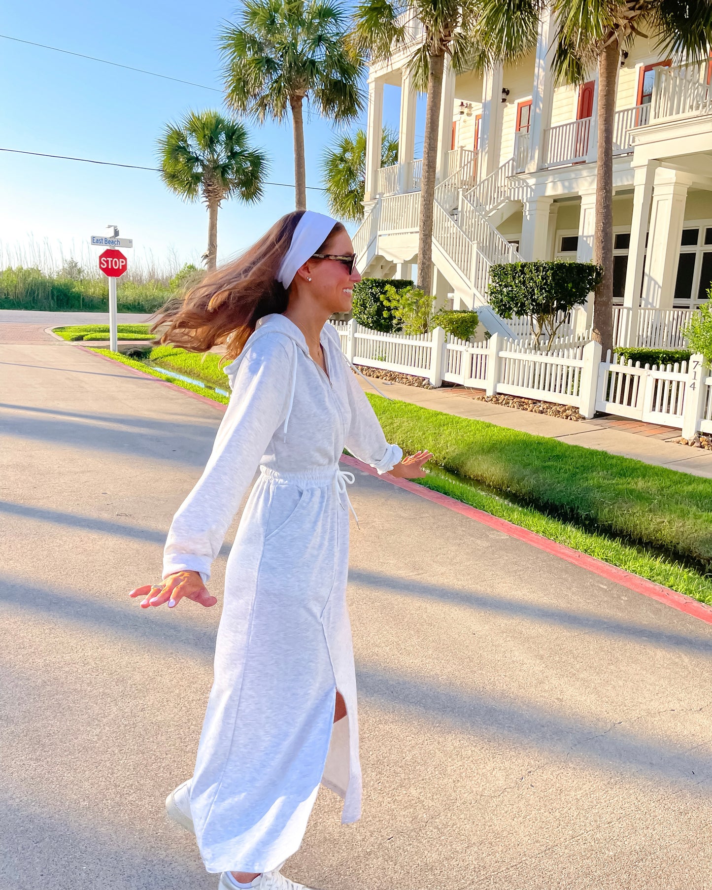 Heather Grey Girly Lounge Dress