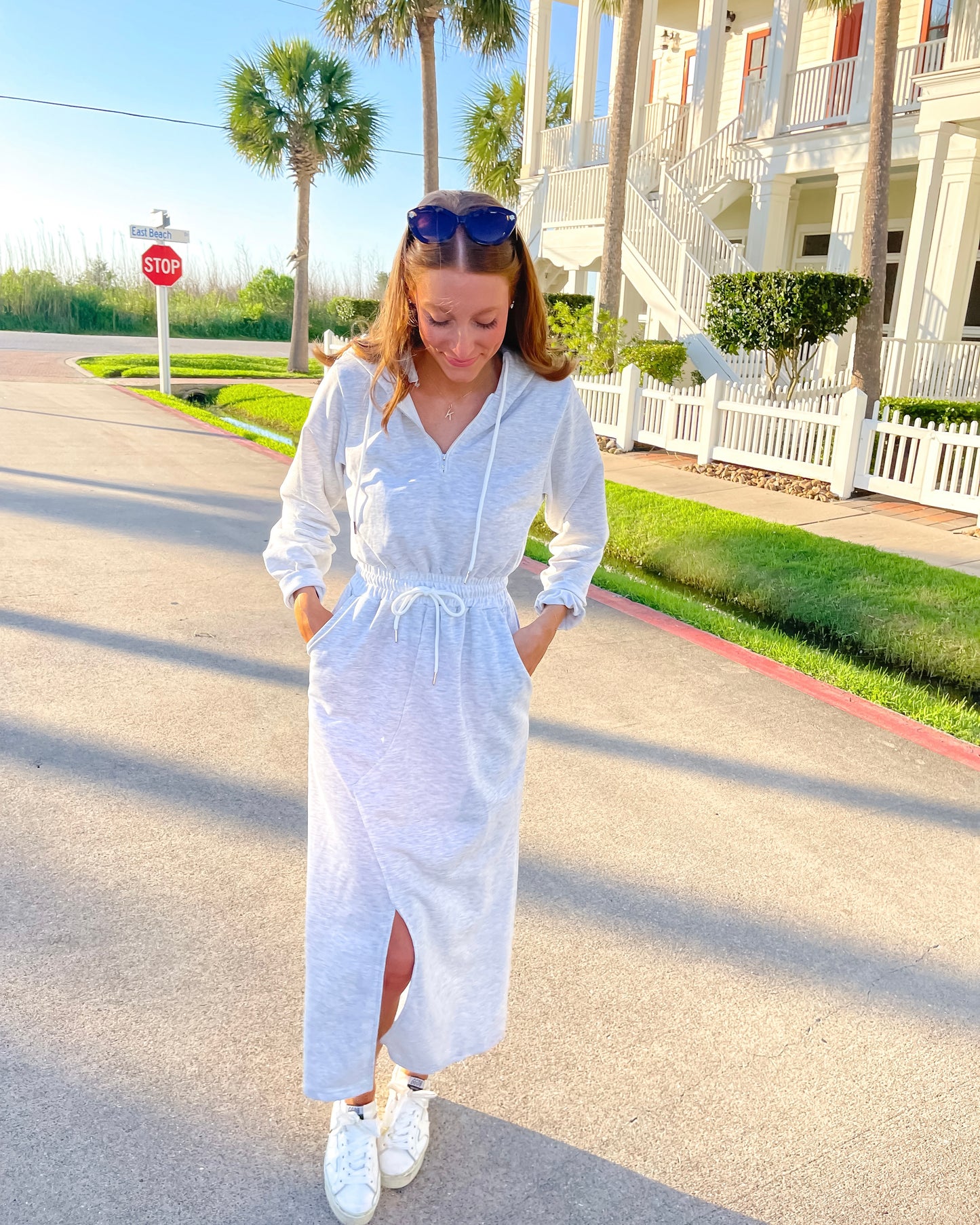 Heather Grey Girly Lounge Dress