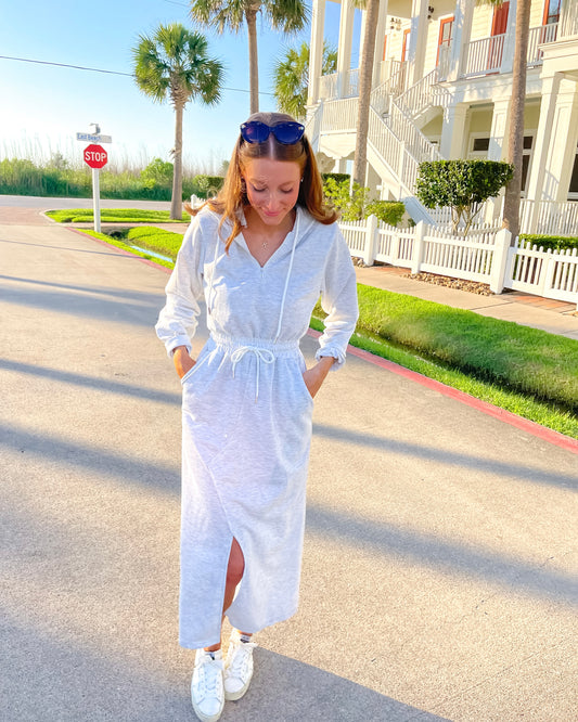 Heather Grey Girly Lounge Dress