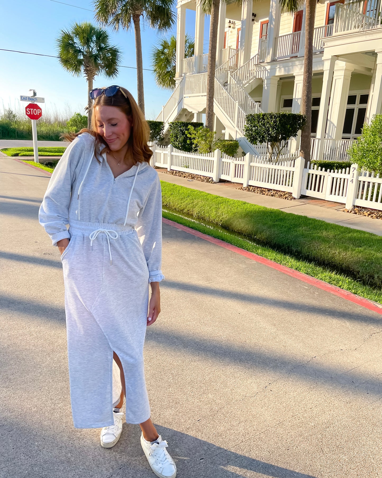 Heather Grey Girly Lounge Dress