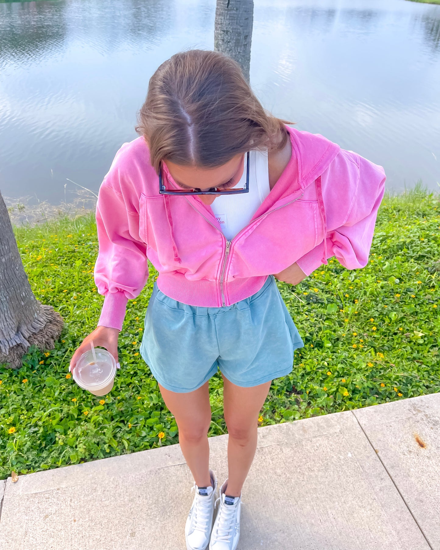 Sage Sweatshorts