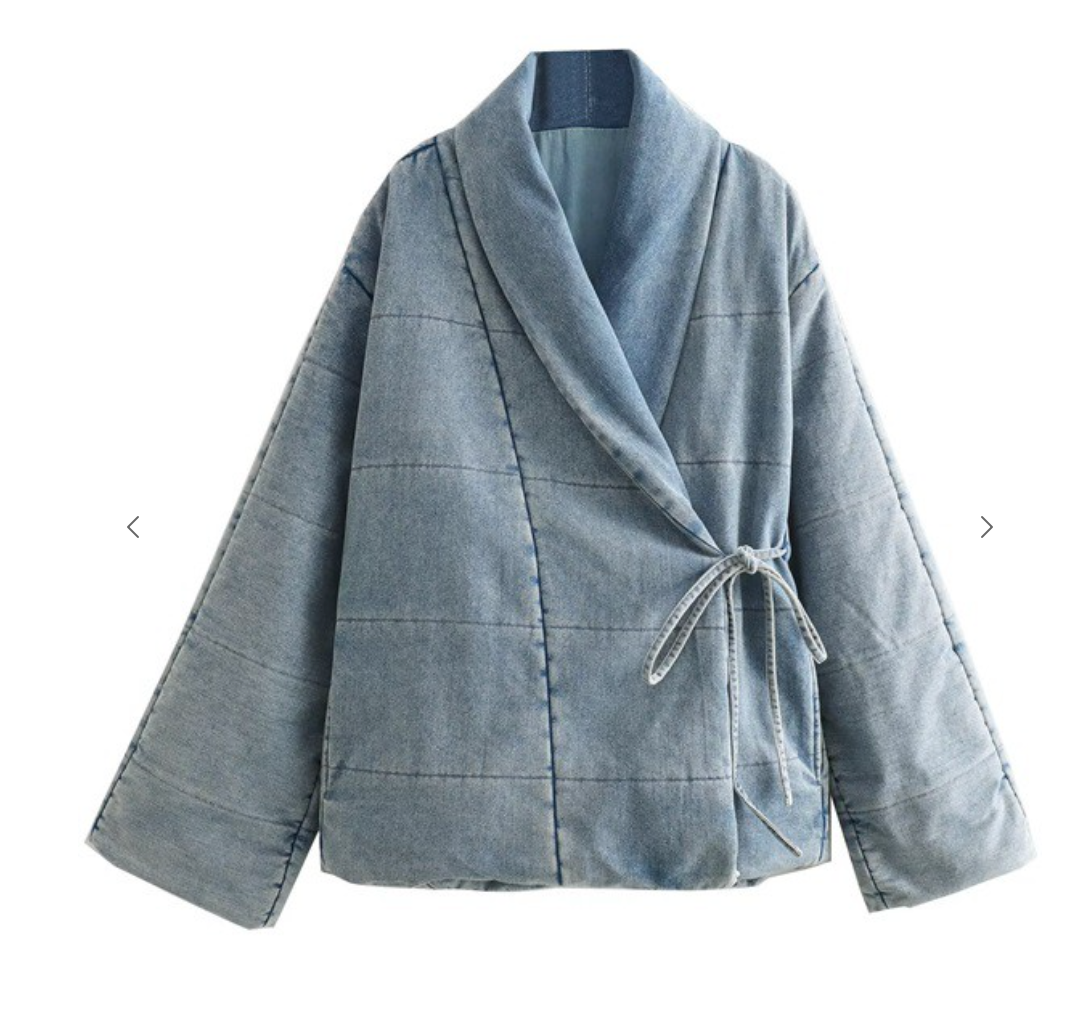 Denim Quilted Jacket