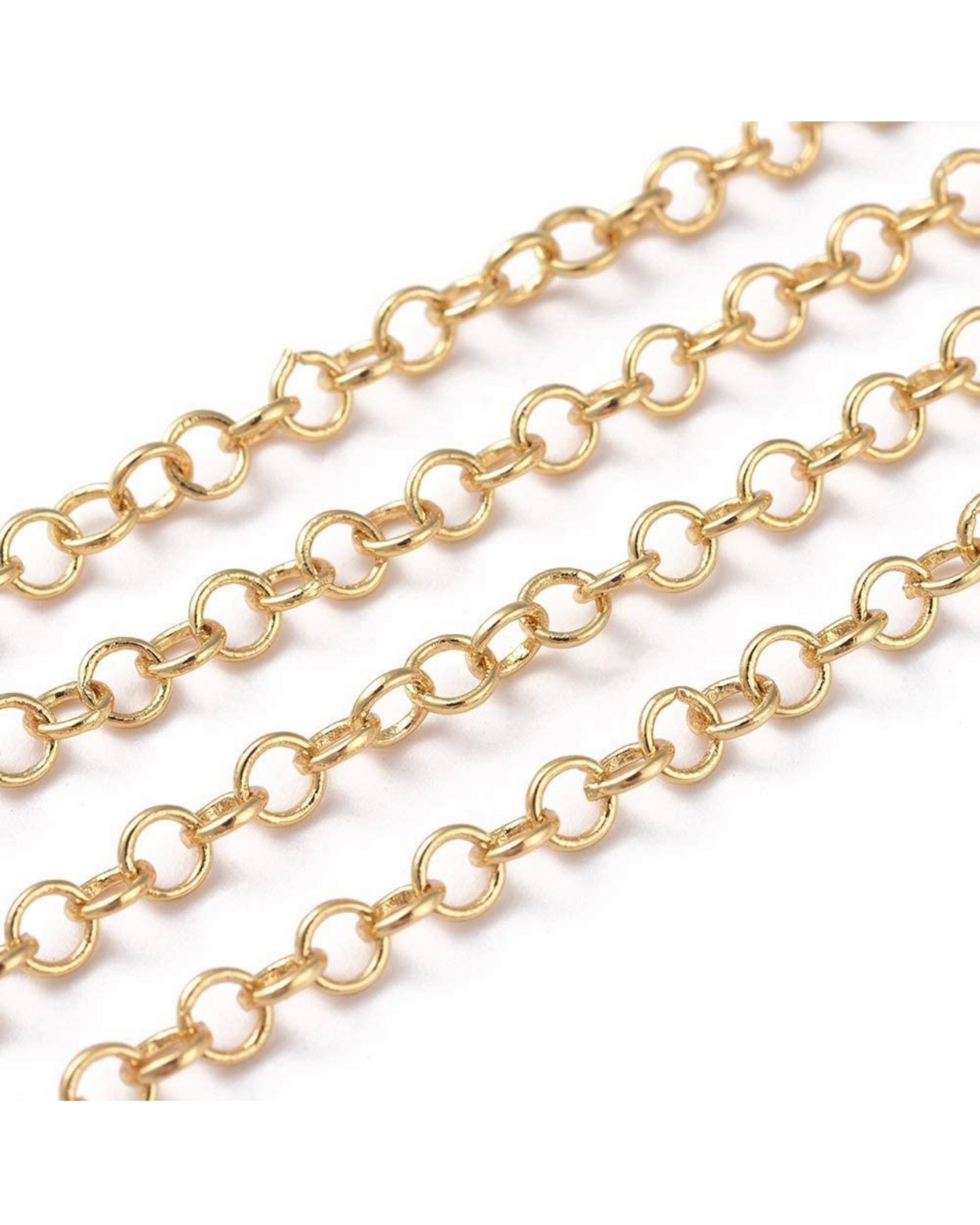 Round Gold Chain - W