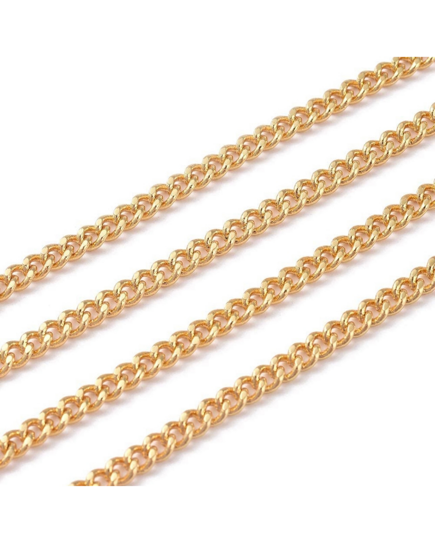 Gold Curb Chain - W