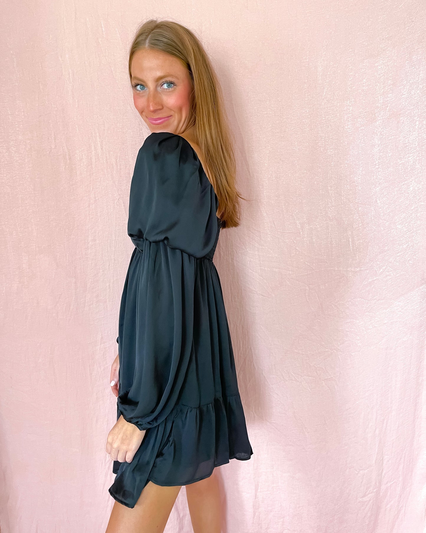 Sweetheart Satin Dress