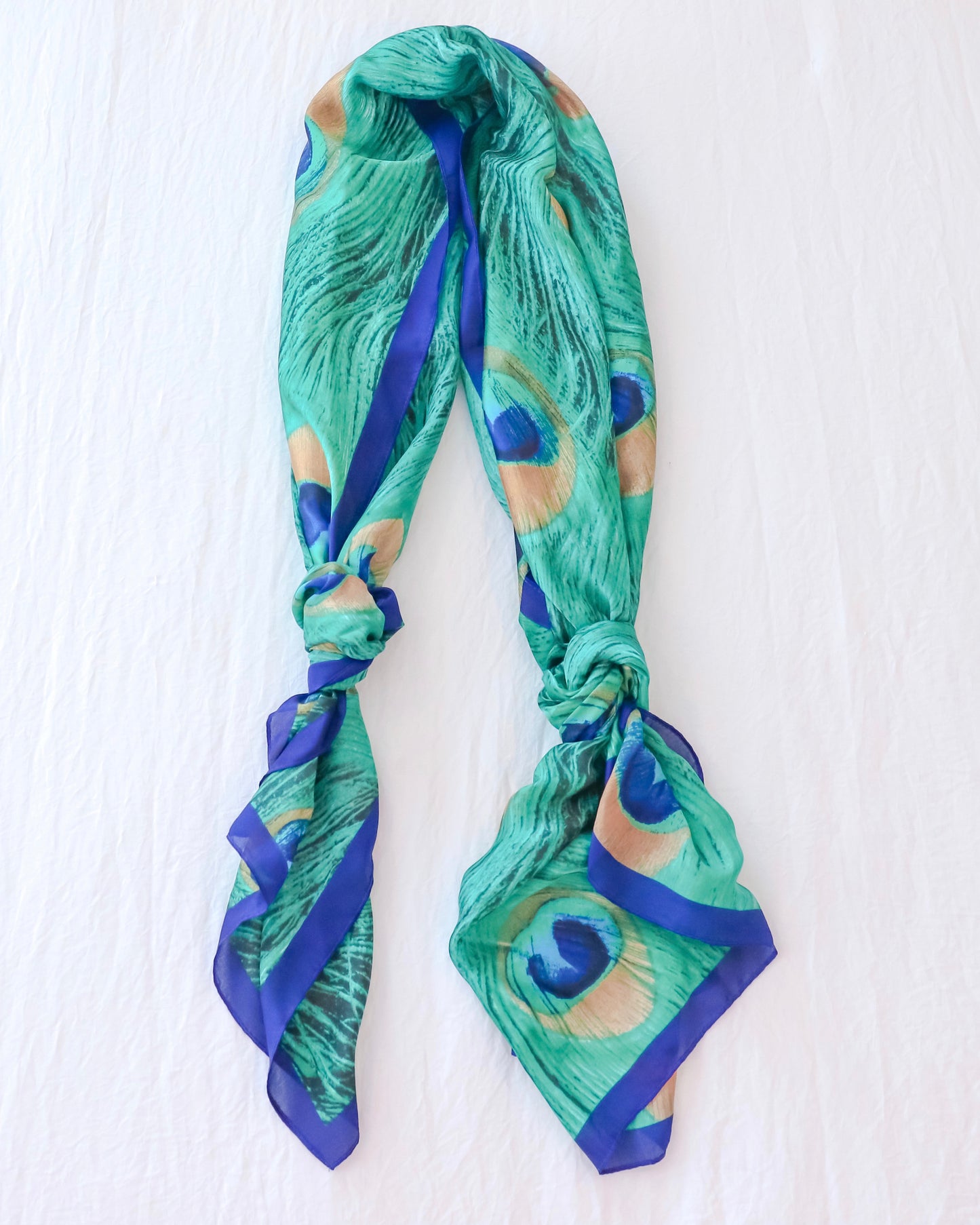 Peacock Wrap Scarf