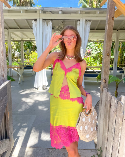 Watermelon Wave Lace Set