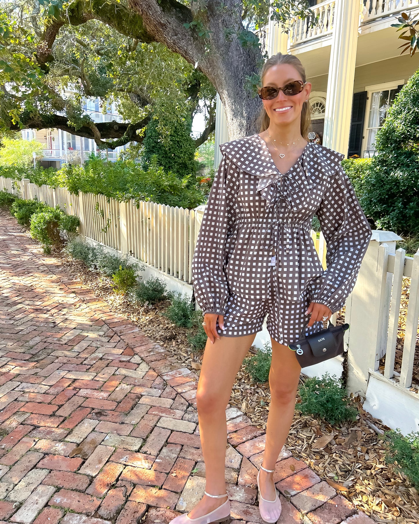 Maple Check Ruffle Set