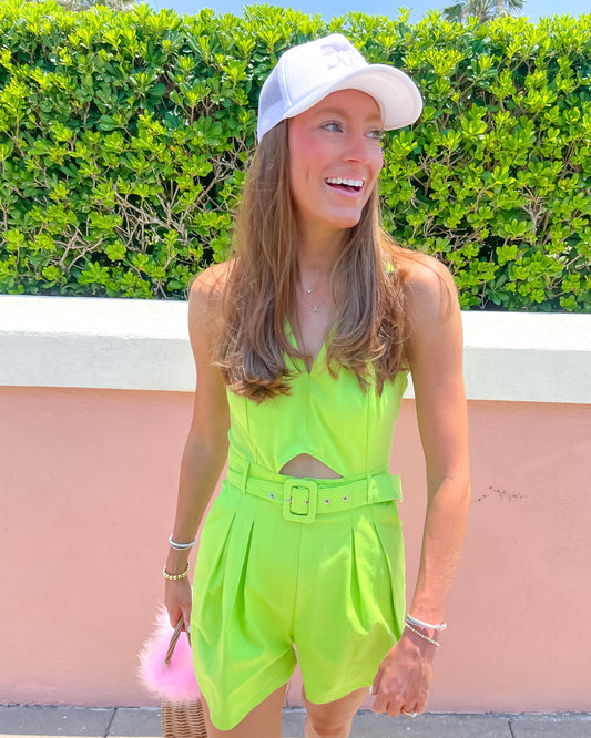 Lime W/ a Coconut Romper