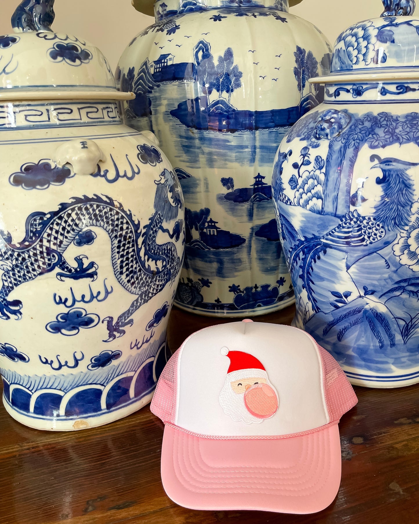 Bubble Gum Santa Hat