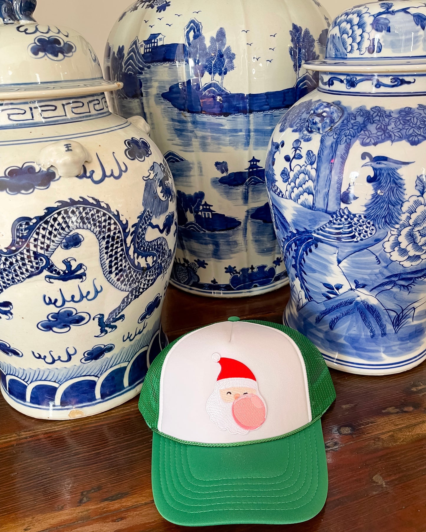 Bubble Gum Santa Hat