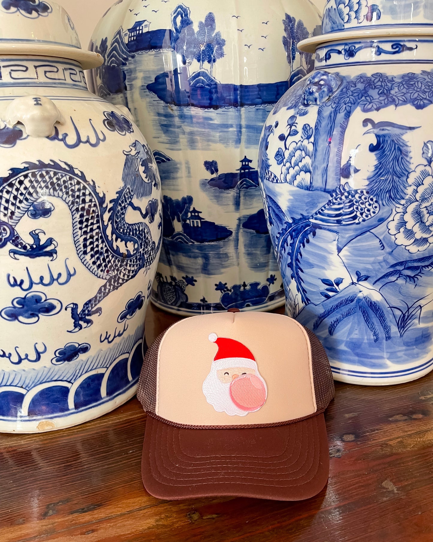 Bubble Gum Santa Hat