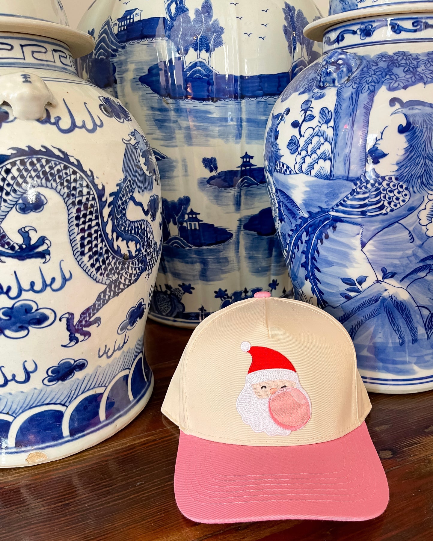 Bubble Gum Santa Hat