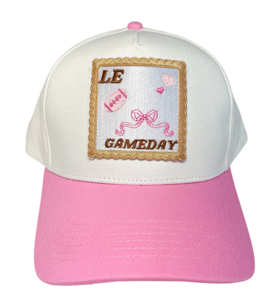 LE Gameday Patch Pink Hat - W