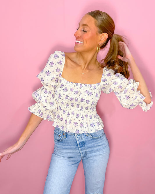 Lilah Lilac Lover Top
